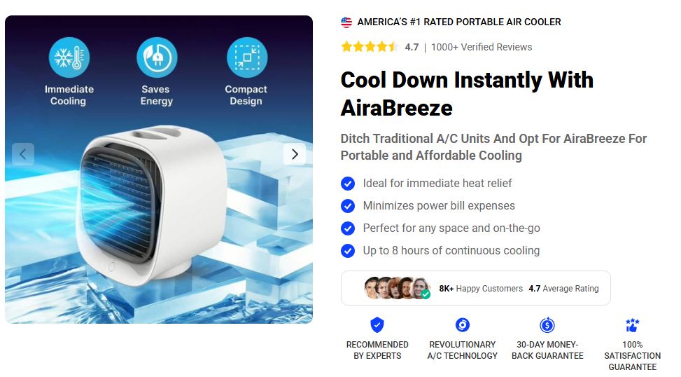 AiraBreeze Air Cooler