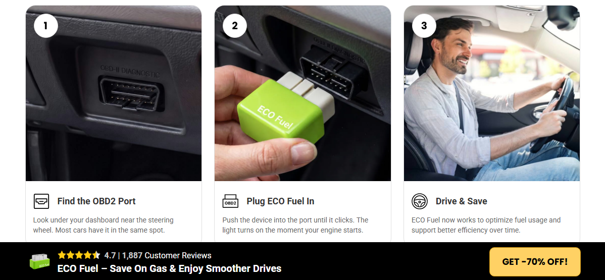 Eco OBD2 Fuel Saver – Fuel Efficiency & Reduce Fuel Cost Easily