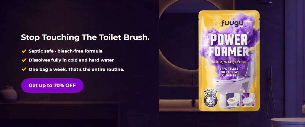 Fuugu Foaming Toilet Cleaner: Deep Clean & Fresh Results