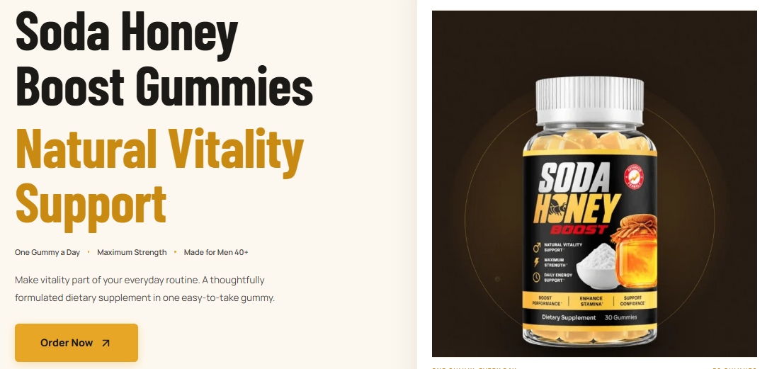 Soda Honey Boost Gummies – Support Strength, Vitality & Endurance