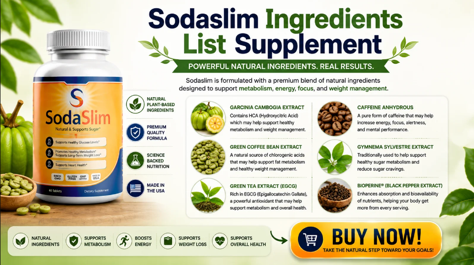 Soda Slim Capsules: Ingredients, Price, Side Effects & Reviews