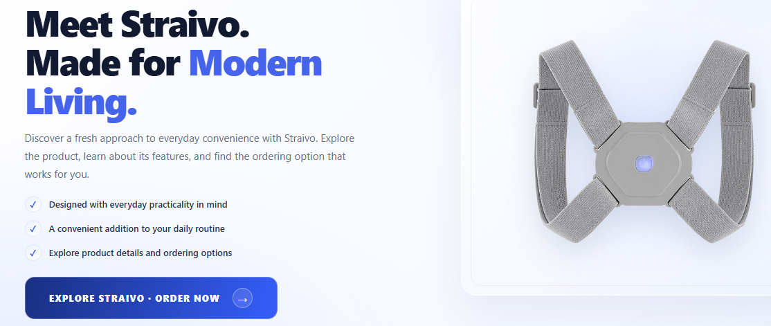 Straivo Posture Corrector: Better Posture & A Healthy Lifestyle