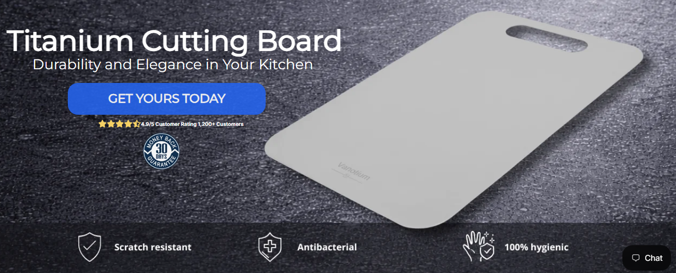 Vanotium Cutting Board Review – Safe & Hygienic Kitchen Choice