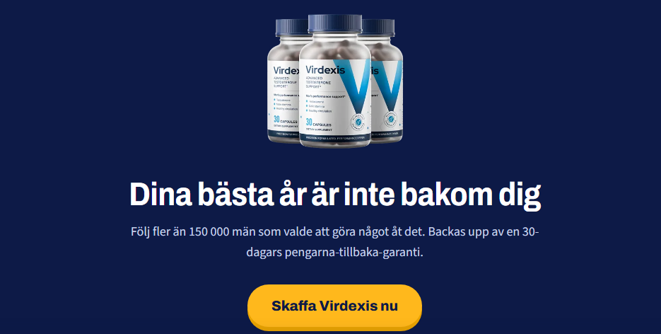 Virdexis Kapslar: Stöd För Uthållighet & Självförtroende