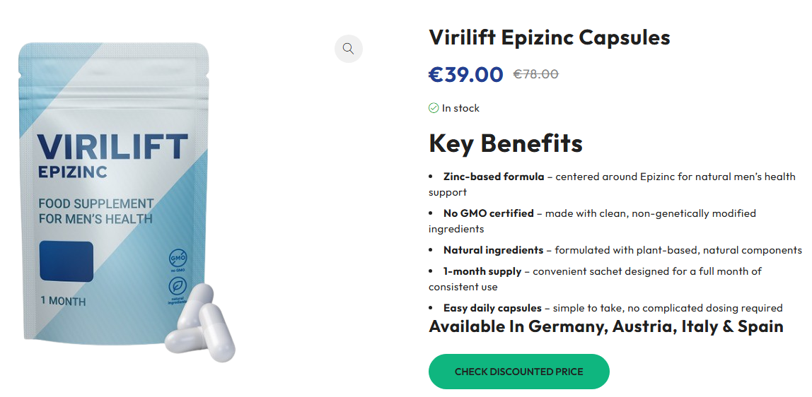 Virilift Capsules Reviews – Support Potency And Male Health